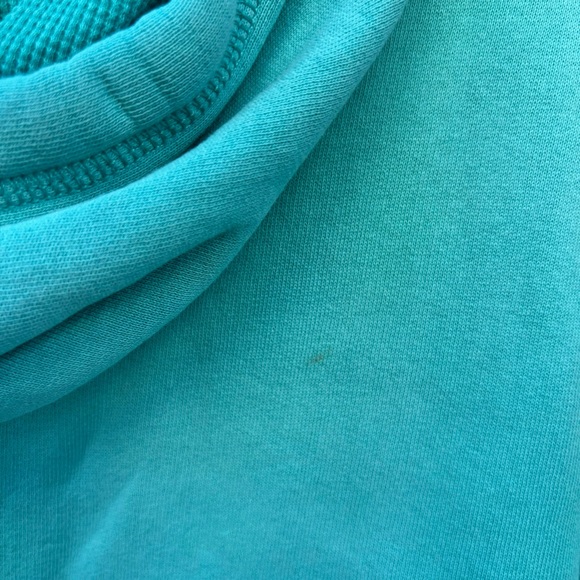Vintage Polo Ralph Lauren Zip Hoodie Light Blue Mens Size Small Heavyweight - Picture 11 of 15